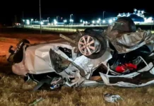 IMPACTANTE CHOQUE EN ROSARIO DE LA FRONTERA