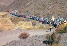 EMPIEZAN A LLEGAR LOS GRUPOS GRANDES DE PEREGRINOS A SALTA