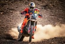 El argentino Luciano Benavides ganó su etapa en motos y pelea por el triunfo en el Rally Dakar