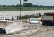 INUNDACIONES EN SALTA: UNA PAREJA SE SALVO DE MILAGRO